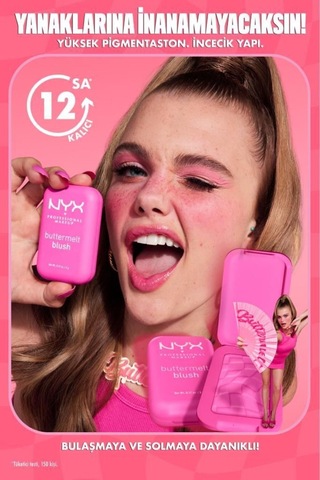 Nyx Professional Makeup Buttermelt Blush Kremsi Pembe Pudra Allık 04 U Know Butta
