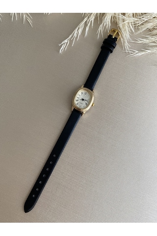 Retro Minimal Vintage Deri Kordon Kadın Kol Saati Bb0014 Gri