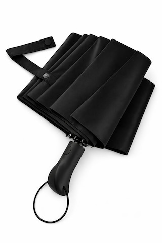Aventus Umbrella Ergonomik Saplı 10 Telli Uv Korumlı Otomatik Şemsiye Siyah
