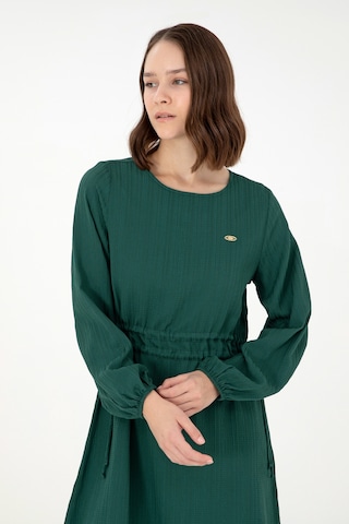 U.s. Polo Assn. Kadın Koyu Yeşil Elbise Dokuma 50289860-vr079 Koyu Yeşil