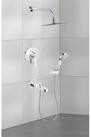 Estreıa Ankastre 5li Banyo Seti İç Set Dahil , Krom, A5d257ec0k Çok Renkli