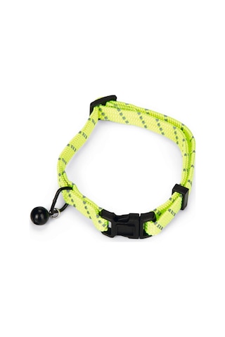 Beeztees Kedi Boyun Tasması, Zilli, Sarı, 24,5-33cm