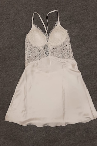 7625 Çeyizlik Dantelli Saten 6'lı Set -ekru Ekru
