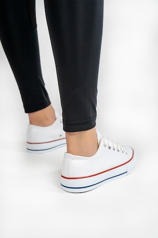 Unisex Keten Spor Ayakkabı (545291710) Beyaz
