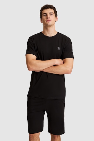U.s. Polo Assn. Erkek Siyah Pijama Takım 50326135-vr046