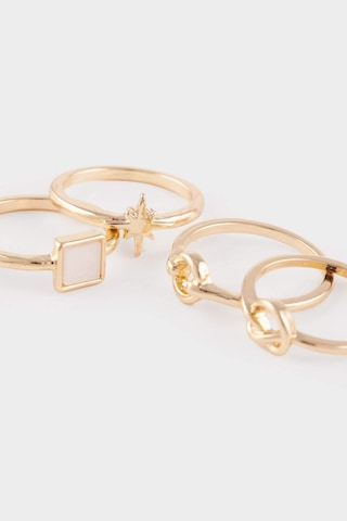 Defacto Kadın 8li Gold Yüzük F7700axnsgd1 Diğer