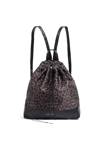 Charhp&kejnt2025 Yeni Hafif Moda Bağcıklı Leopar Desenli Sırt Çantası Büyük Kapasiteli Çok Yönlü İşe Gidip Gelme Sırt Çantası Kahverengi