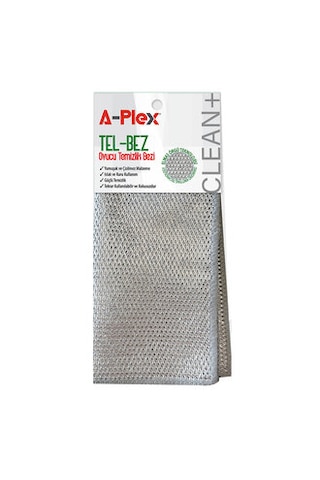 A-pex Scrub Cloth Ovucu Temizlik Bezi Elmas Örgü Teknolojisi 2li Gümüş