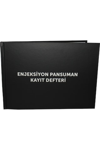 Enjeksiyon Pansuman Kayıt Defteri 400 Sayfa