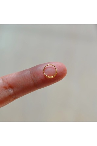 Gümüş Çift Görünümlü Halka Hızma Gold Gümüş