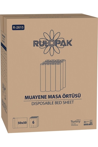 Muayene Masa Örtüsü 6 Adet Muayene Masa Örtüsü 6 Adet