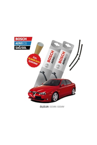 Bosch Aeroeco Alfa Romeo 156 Silecek Seti (1997-2007)