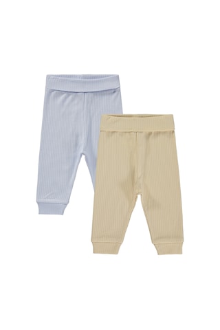 Minidamla Patiksiz Basic 2'li Set 3-12 Ay Tek Alt Bebe - Mavi