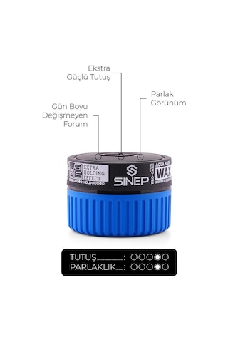 Sinep Pro-care Serisi Wax 150 Ml S2 Extra Holding Tatlı Sakız Kokulu