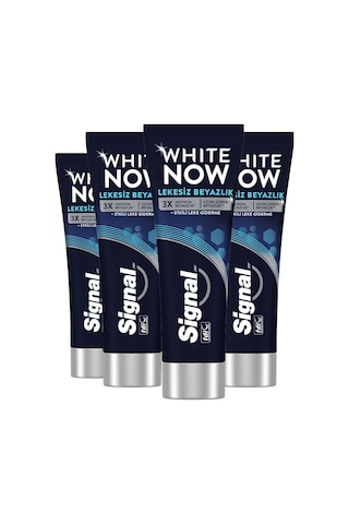 Signal White Now Lekesiz Beyazlık Diş Macunu 4 x 75 ML