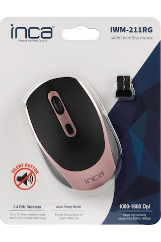 Inca IWM-212RG 1600 DPI Silent Kablosuz Mouse