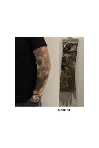 Giyilebilir Dövme 3 Çift 6 Adet Kol Çorap Dövmesi Sleeve Tattoo Set23