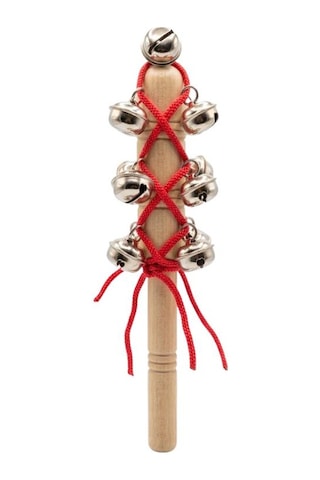 Temel Ahşap Zilli Ritim Çubuğu 19.5 Cm
