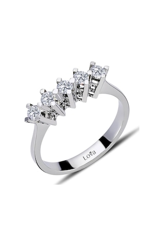 Lova F Renk 0,40 Karat Pırlanta Beştaş Yüzük - 1070065