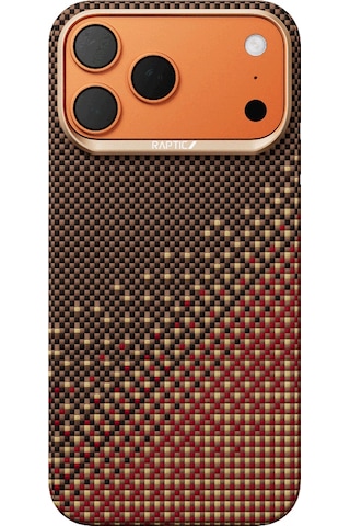 Apple Uyumlu iPhone 17 Pro Max Kılıf M safe Özellikli Raptic Aramid Skin Serenity Serisi Kapak Kahverengi