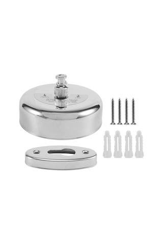 Xiaaokeji 2.8m Geri Çekilebilir Çamaşır İpi İç Mekan Çamaşır İpi Dış Mekan Çamaşır Kurutma Makinesi Gümüş