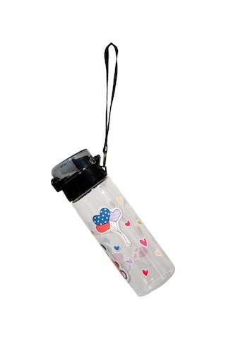 Xoxo Pipetli Siyah Plastik Matara 500 Ml K7592
