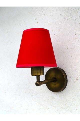 Shimmer Duvar Apliği Eskitme Gold Kırmızı Başlıklı Kırmızı