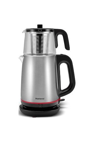 Homend Royaltea 1750H Cam Demlikli Çay Makinesi