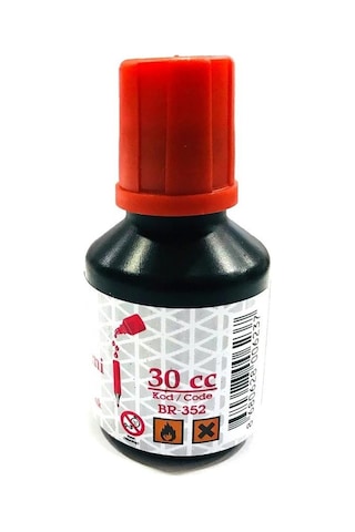 Brons Tahta Kalemi Mürekkebi Kırmızı 30Cc - Br-352