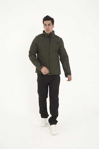 Camp Scoutland Camp460 Outdoor Tactical Softshell Su & Rüzgara Dayanıklı Erkek Taktik Yelek & Mont Haki