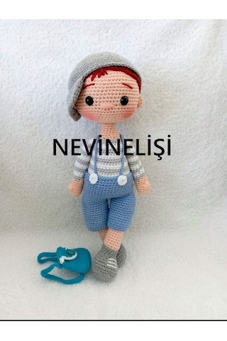 Amigurumi Ali Bebek Çok Renkli