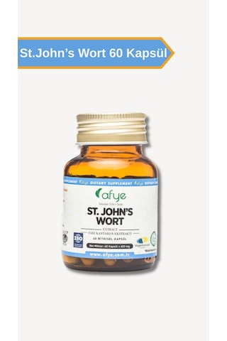 Afye St.John'S Worth 60 Kapsül 600 Mg Sarı Kantaron Ekstraktı