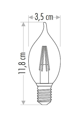 Cata Ct 4062 4w Led Flament Ampul 3200k Günışığı E14 Duy