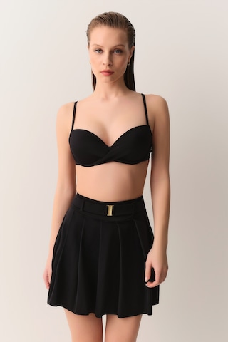 Suwen Önden Bağcıklı Full Dolgulu Bikini Üst Sbn26965012 Siyah
