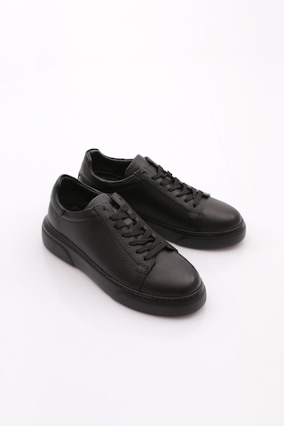 Dgn Leo Erkek Sneakers Ayakkabi Siyah Floter Siyah