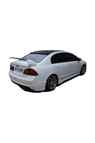 Honda Civic Fd6 (2006-2011) Mugen Arka Tampon Eki - Difüzör (plas