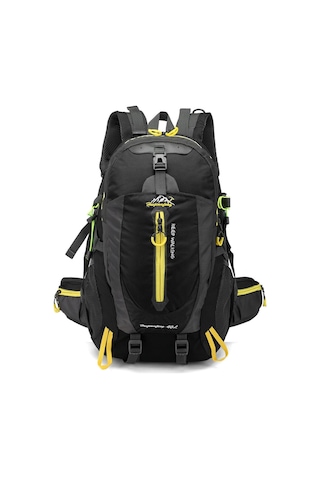 Padalink 40l Hacimli Dayanıklı Seyahat Sırt Çantası - Hafif Ve Kompakt Tasarım Siyah Siyah