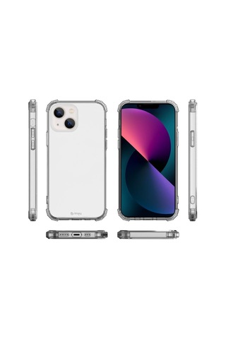 Apple Uyumlu iPhone Blogy 13 Mini İle Crystal Fit Kılıf Clear