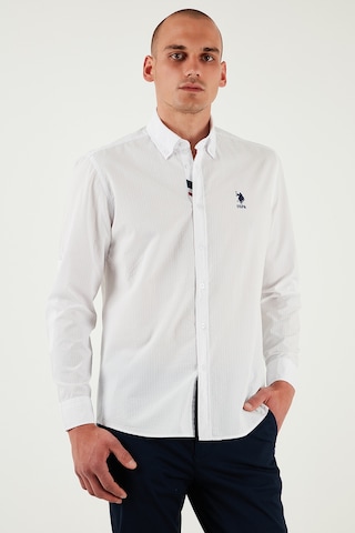 U.S. Polo Assn. U.s. Polo Assn Erkek Gömlek G081sz0042170101 Beyaz Beyaz