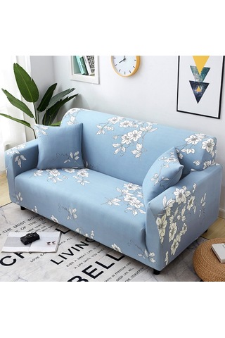 Yifomall Lantingsü Desenli Kumaş Koltuk Örtüsü Tam Kapama 190-230 Cm Üç Kişilik Kaymazsız Ev Dekorasyonu DiğER