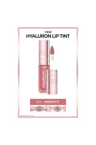 L'Oréal Paris Hyaluron Lip Tint Dudak Parlatıcı - 601 Worth It