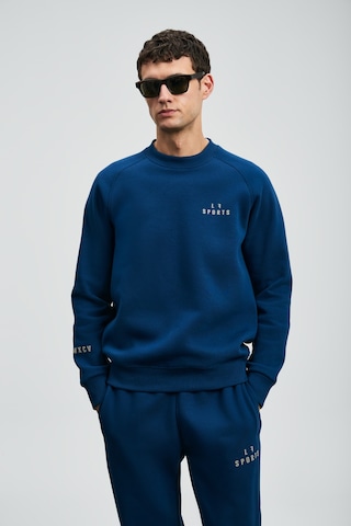 Lufian Sıgma Erkek Sweatshirt Saks Saks 112030186100240 Saks Mavi