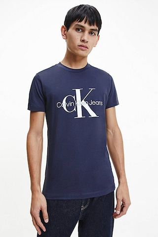 Calvin Klein Erkek Tişört-j30j320935 Mavi
