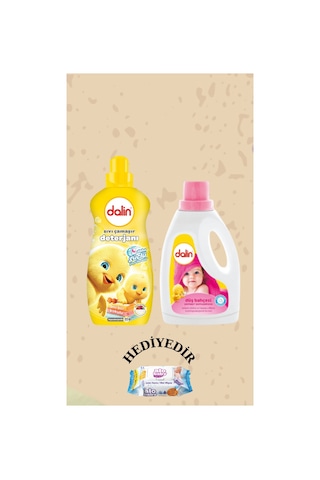 Çamaşır Deterjanı 1500 Ml Konsantre Yumuşatıcı 1200 Ml Düş Bahçesi