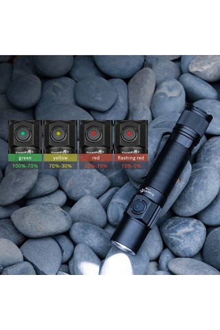Trustfire T10r Taktikal Fener 1800 Lümen Siyah
