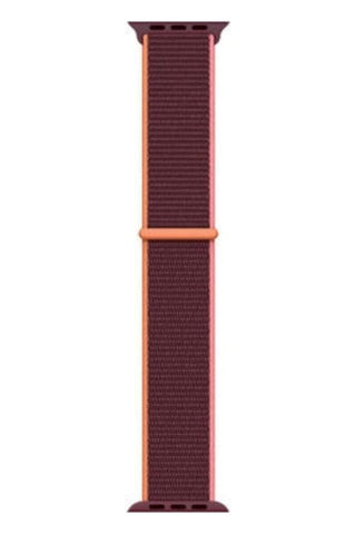 Watch 3 Series 38mm Kordon Spor Loop Silikon Hasır Örgü Orange Purple Kordon Kayış Uyumlu