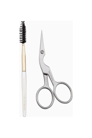 Tweezerman Brow Shaping Scissors & Brush Kaş Şekillendirme Seti