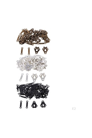 20 Takım Ve Göz Kapama Pantolon Kot Elbise Bronz İçin Raptiye