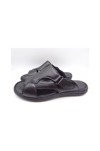 Büyük Numara Siyah Erkek Terlik Ct4388 Siyah