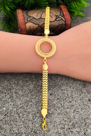 Çeyrek Altın Takılan Bileklik Kadın Çeyrek İçin Bileklik Bt059 Sarı